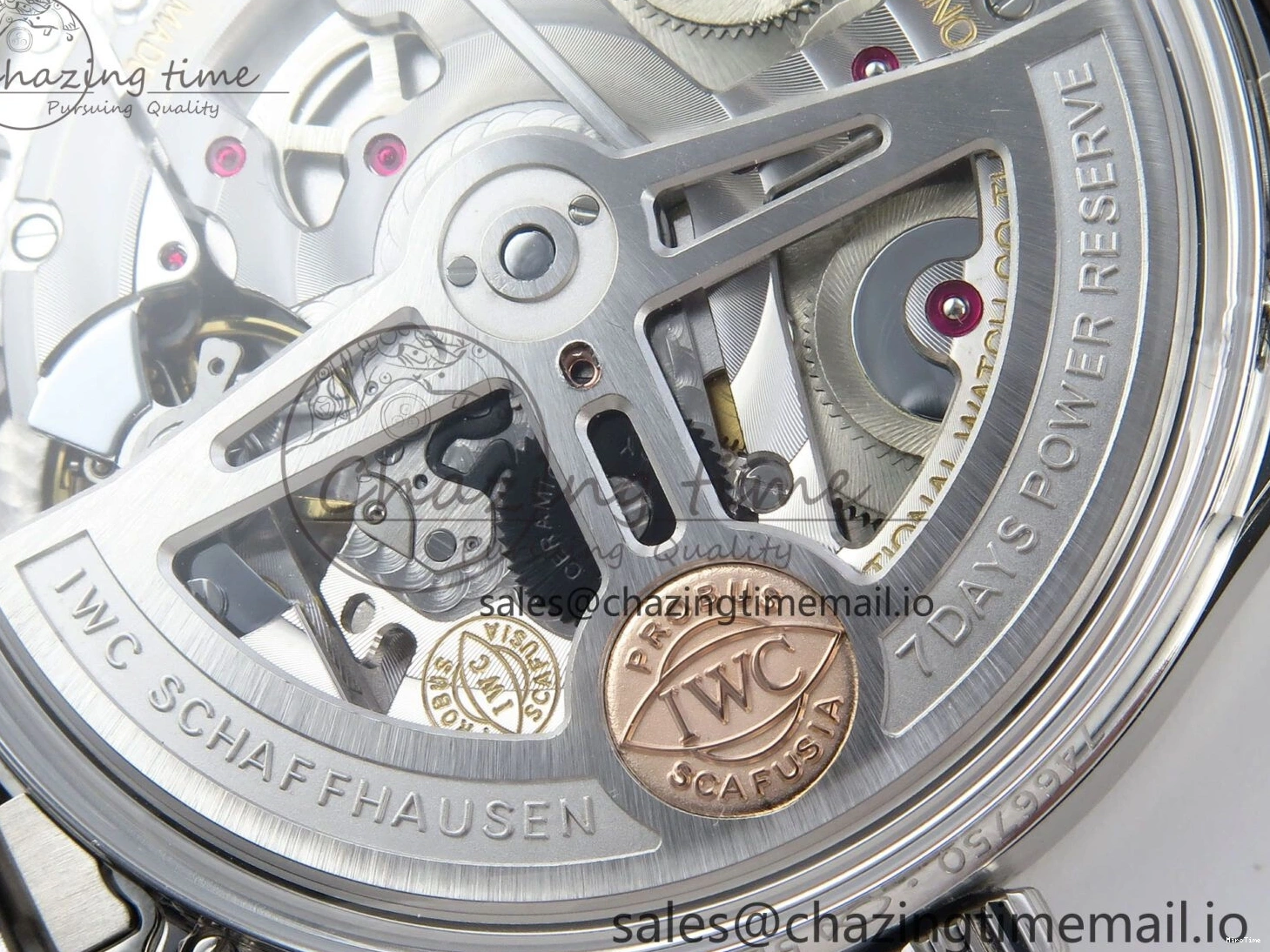MIROTIME 0506 FashionForward Portugieser Auto IWC0562D APSF 1:1 Best Edition Light Blue Dial on SS Bracelet A 6994